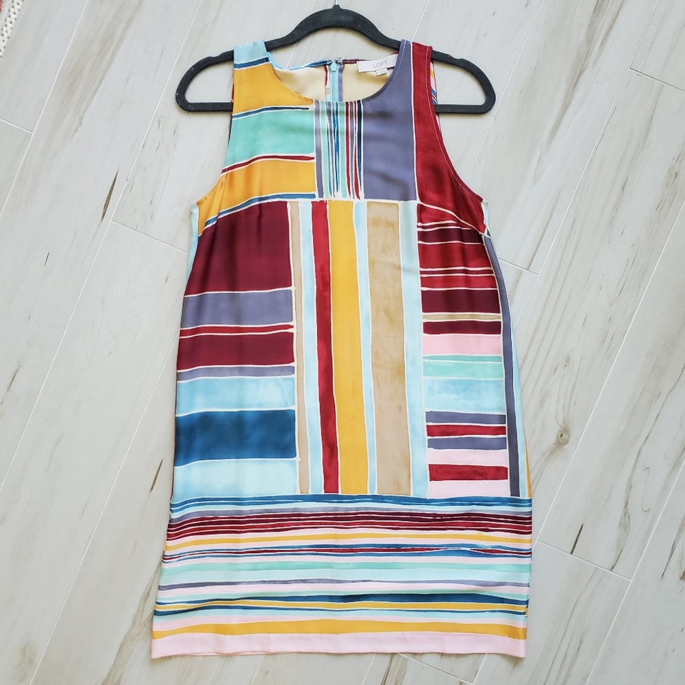 NWOT size S colorful shift dress